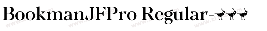 BookmanJFPro Regular字体转换
